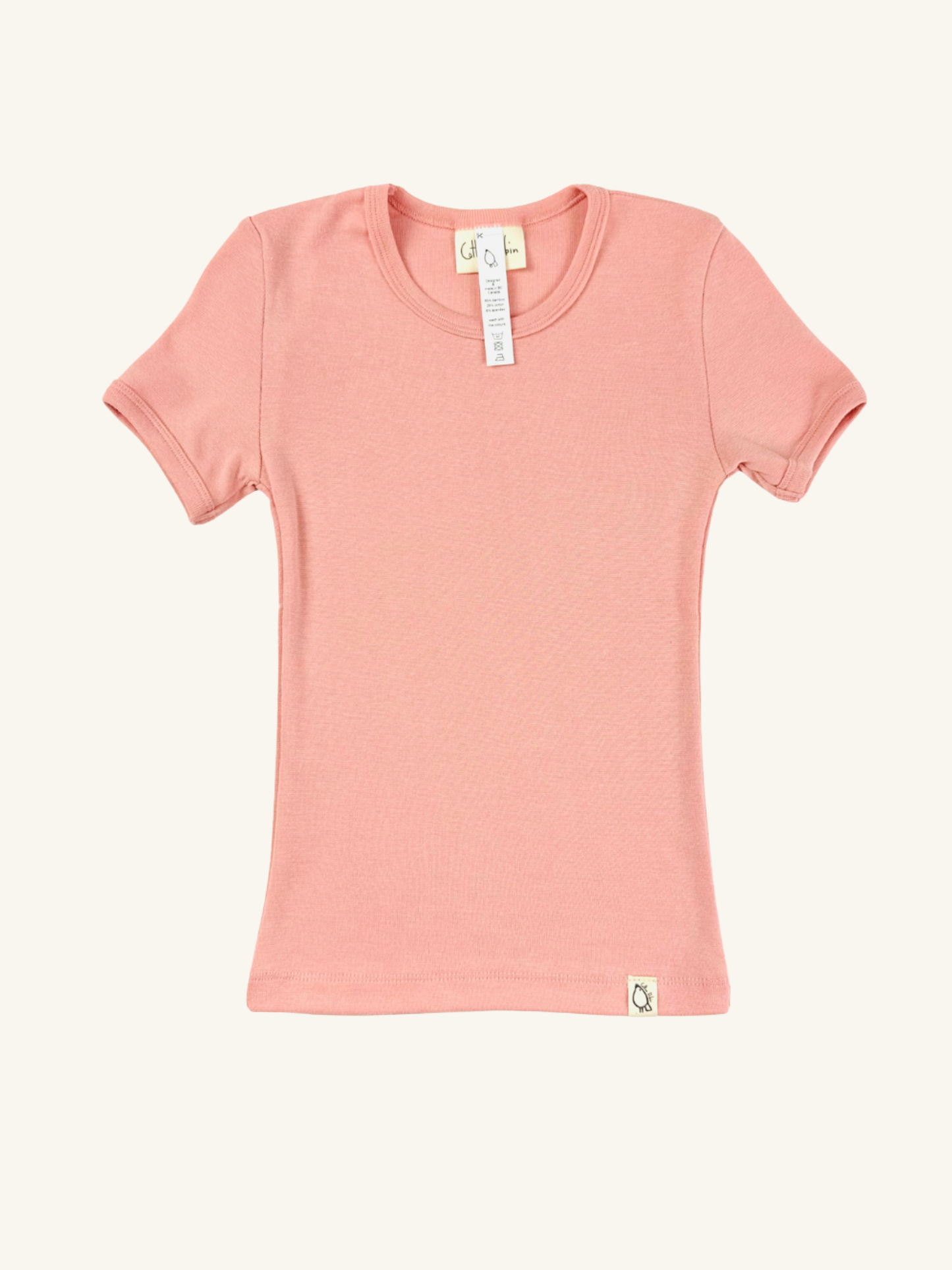 Kids Bamboo Cotton Short Sleeve T-Shirt