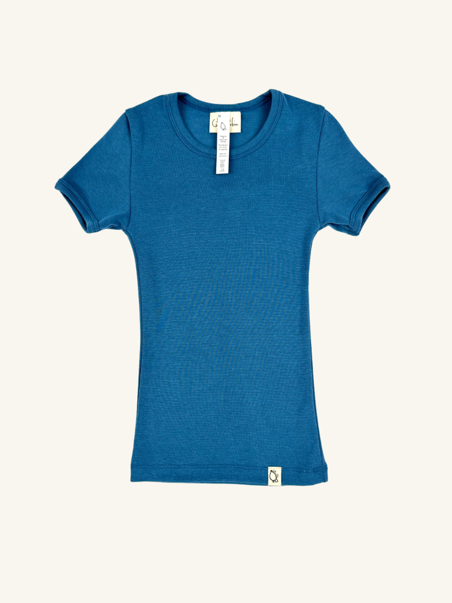 Kids Bamboo Cotton Short Sleeve T-Shirt