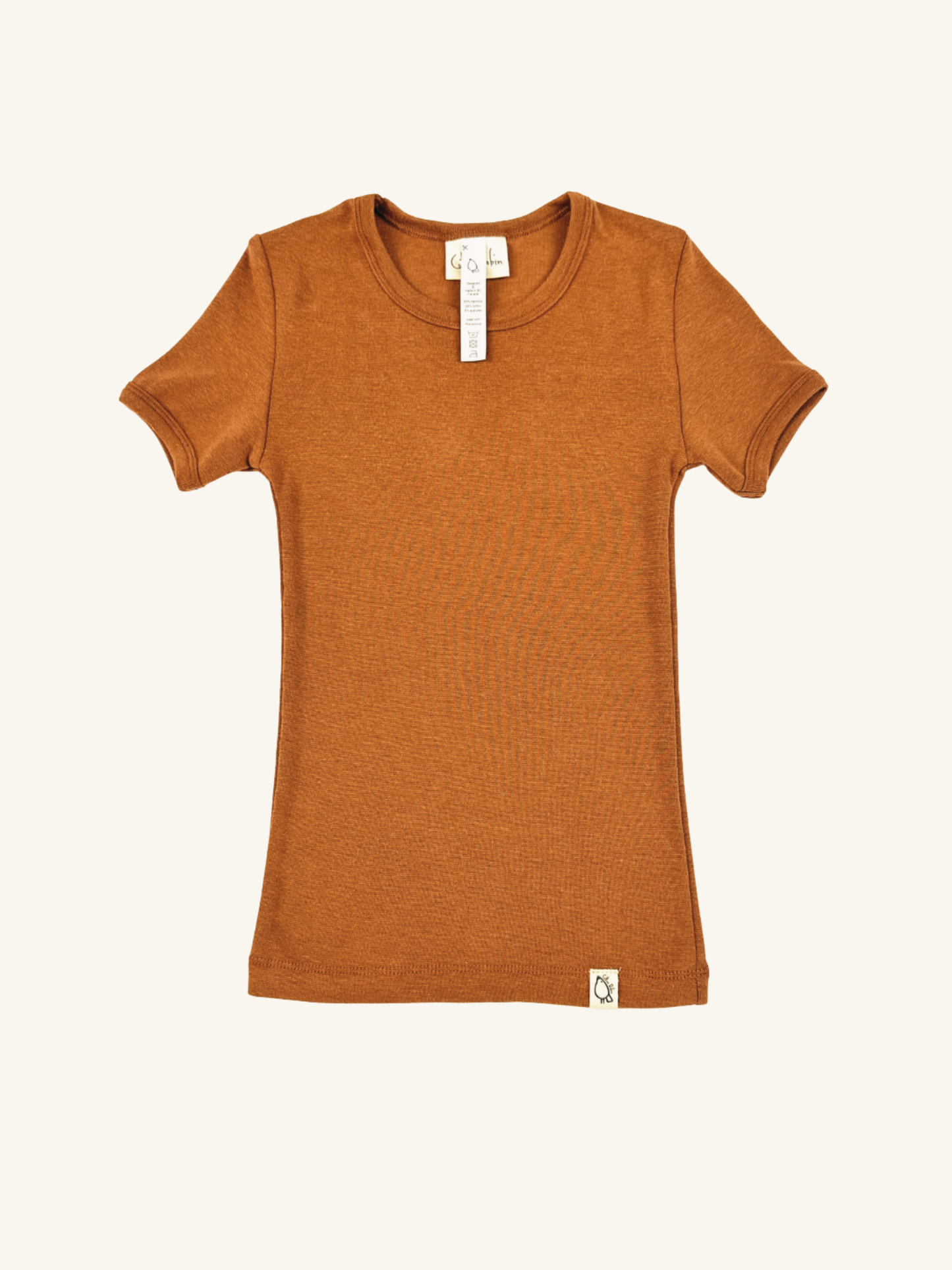Kids Bamboo Cotton Short Sleeve T-Shirt